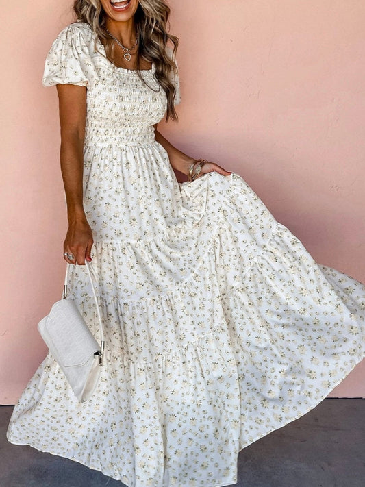 White Fields maxi dress