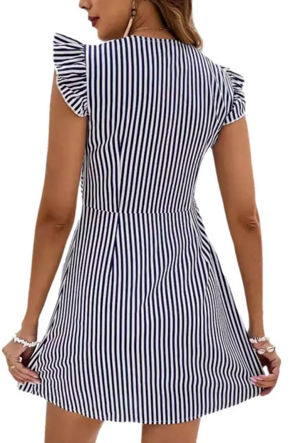 Elise | Women's V-Neck Shirt Dress