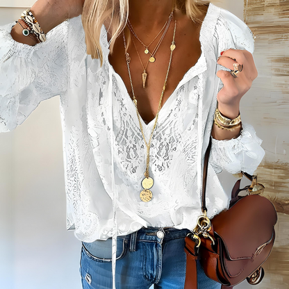 LP | boho crochet blouse for women