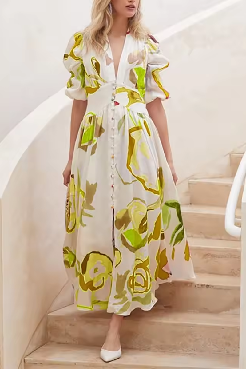 Isla | Women's Printed Long Beach Dress