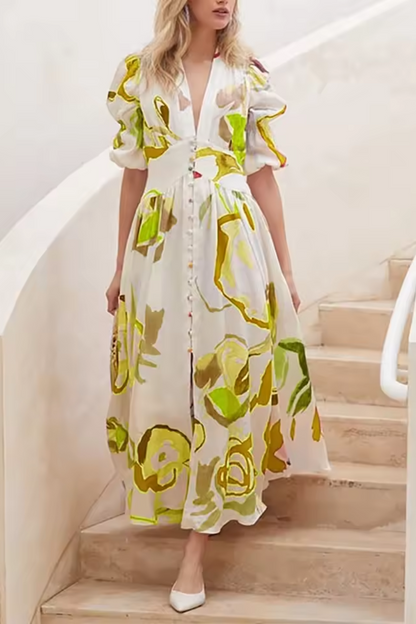 Isla | Women's Printed Long Beach Dress