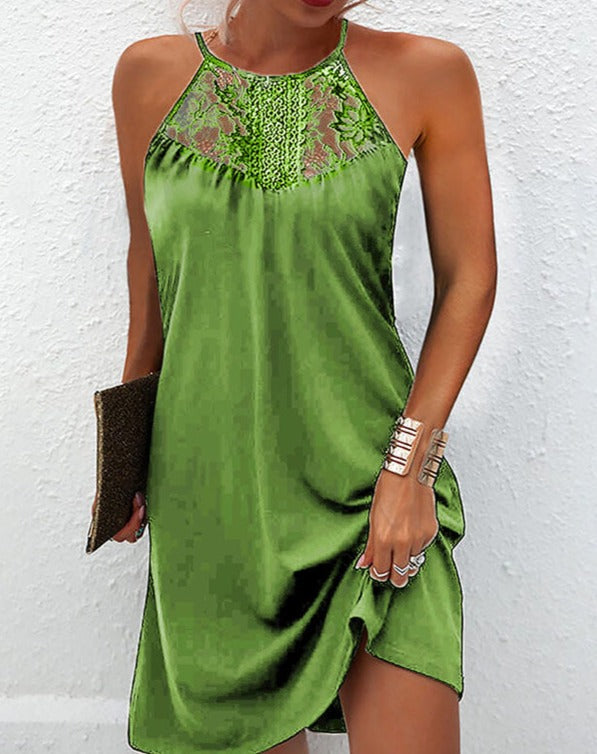 LP | sleeveless lace dress