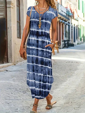 LP | Casual dress with short sleeves.