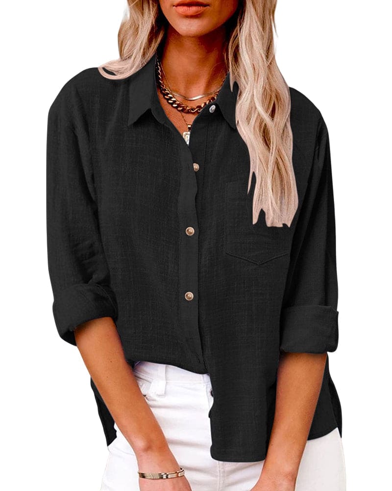 Elisa | Practical and elegant long-sleeved blouse