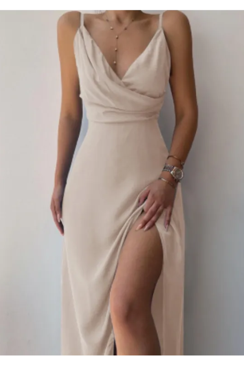 Lana | Women's V-Neck Sling Dress
