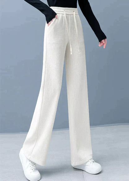Freesia - Plain wide-leg pants