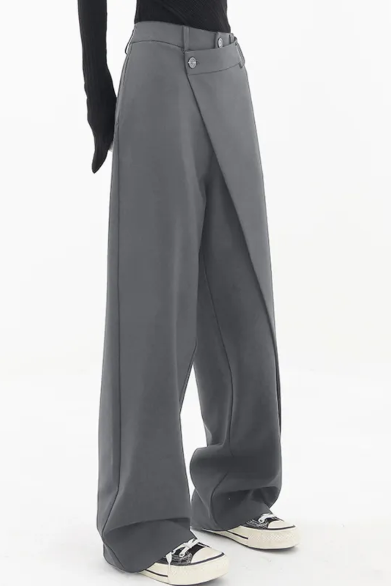 Zara | Women's Irregular Wide-Leg Pants