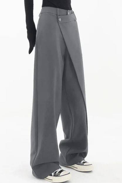 Zara | Women's Irregular Wide-Leg Pants