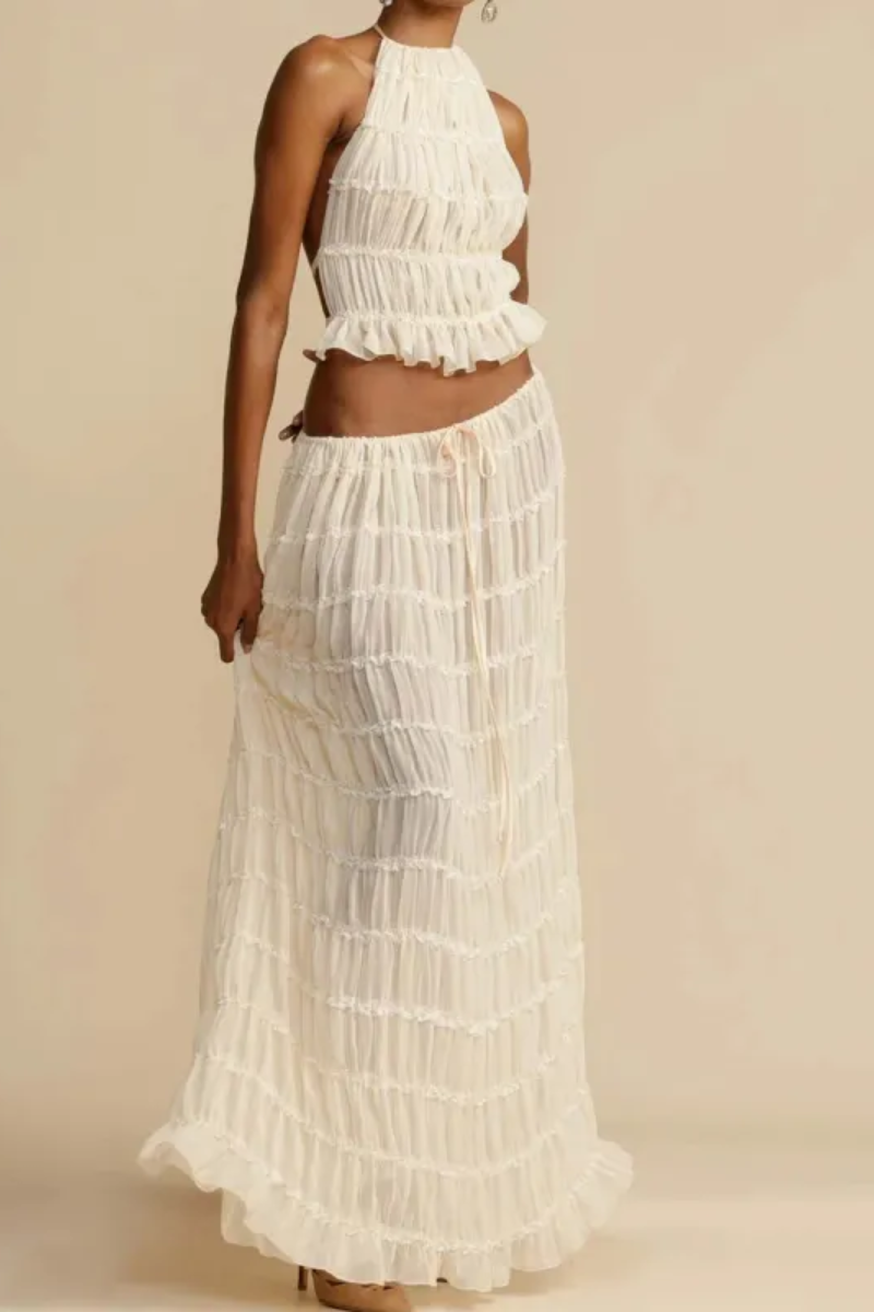 Sofia | Women's 2-Piece Halter Set