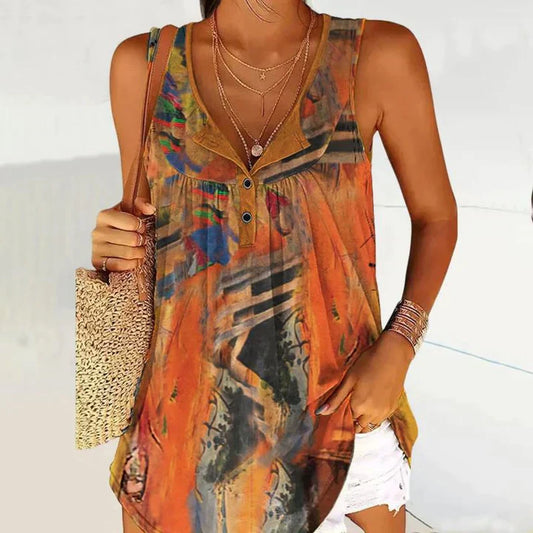LP | Elegant Brown Blouse