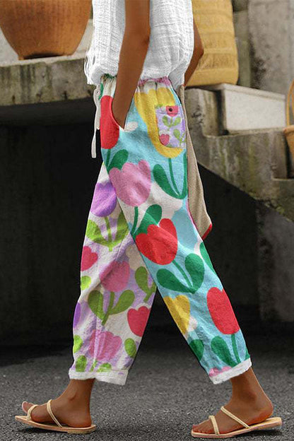 Fitting and airy pants