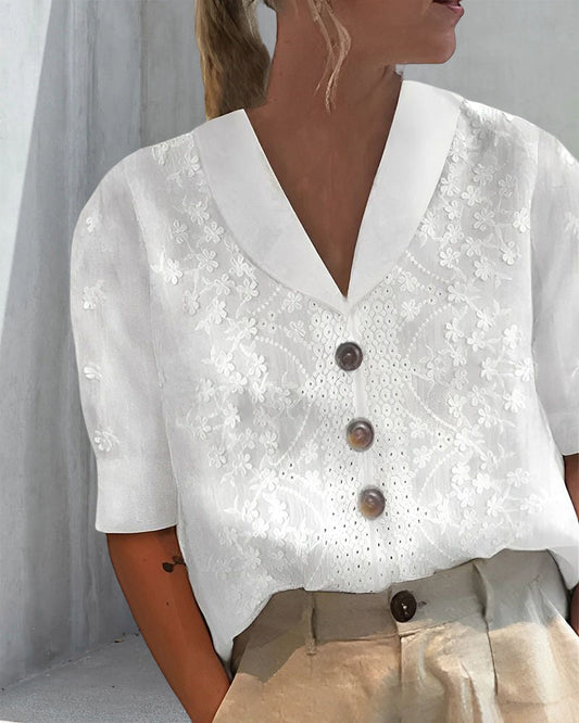 LP | tailored-and-airy blouse