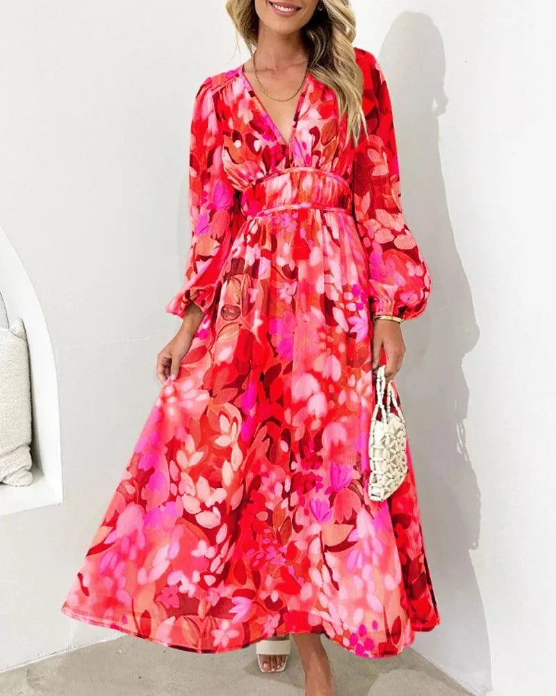 LP | Asymmetrical - Trendy design, high slit, wide silhouette - ideal for summer evenings