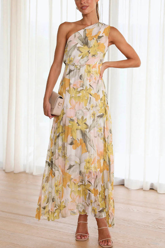 LD Printed off-the-shoulder dress