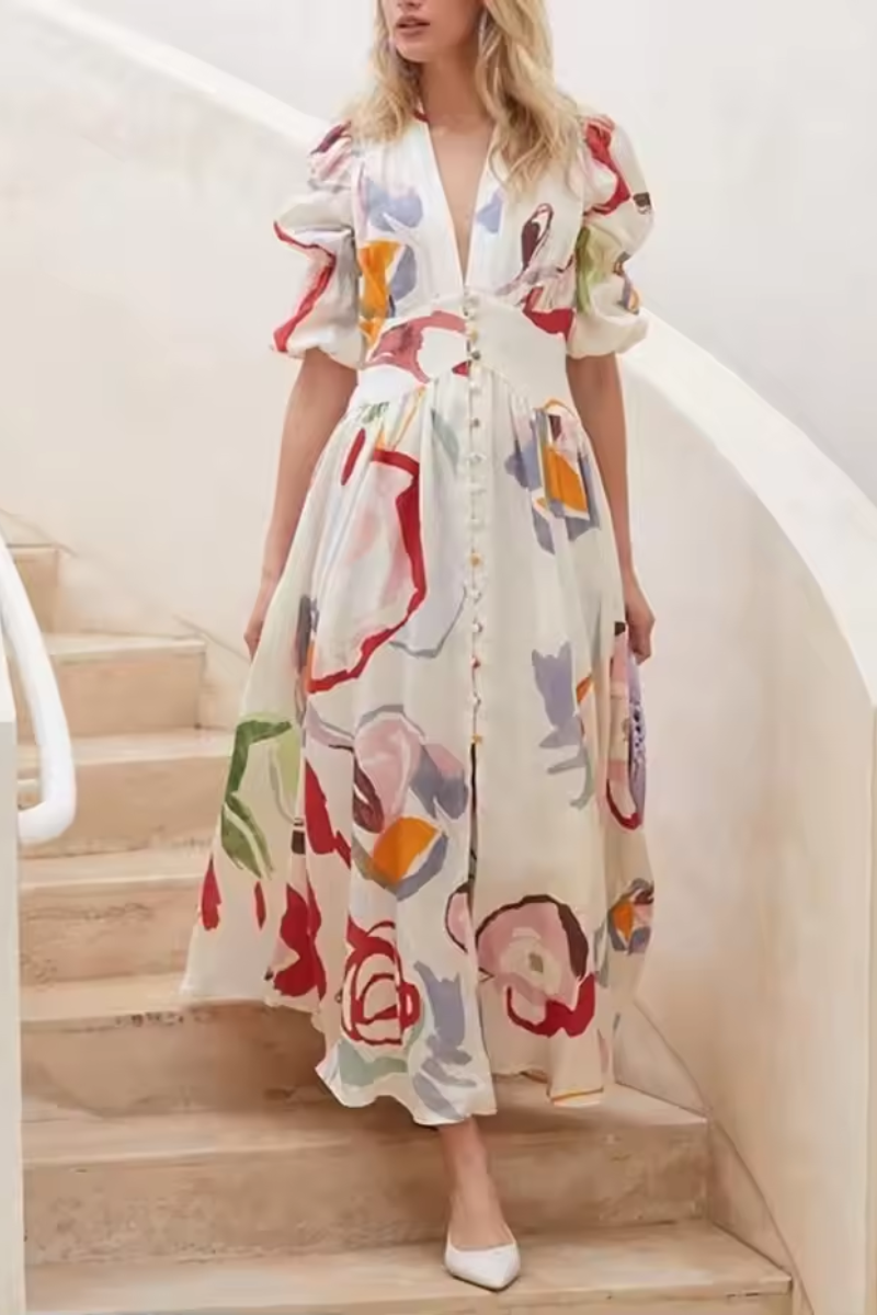 Isla | Women's Printed Long Beach Dress