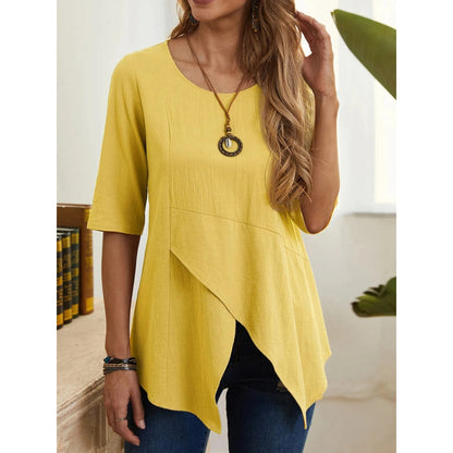 ByLina - Round-neck blouse