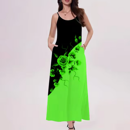 LP | Color Block Long Dress