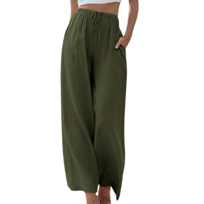LP | High-waisted and wide-leg pants
