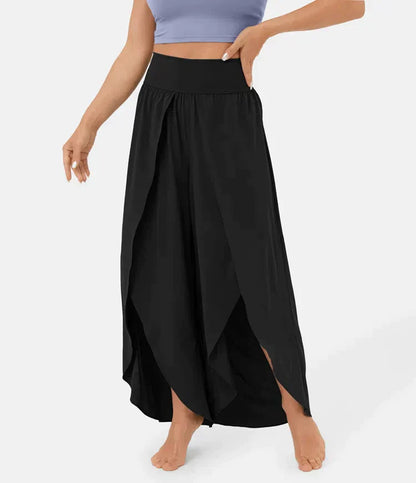 Women's split-leg palazzo pants