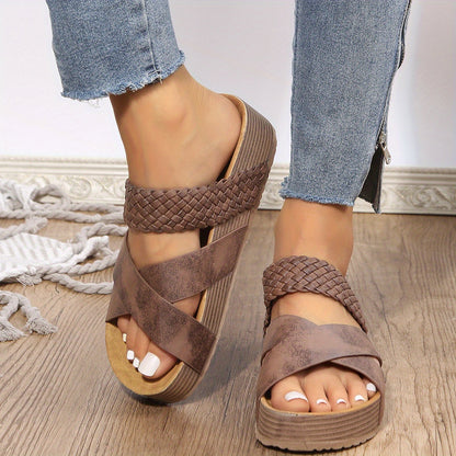 Hannah | Woven Sandals - Effortless modern look