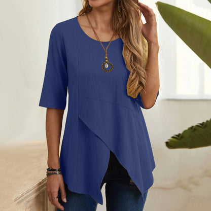 ByLina - Round-neck blouse