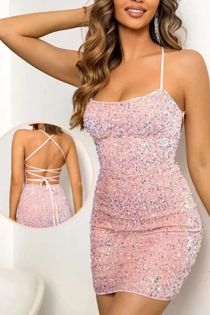 Colette | Women's Sequin Slip Dress