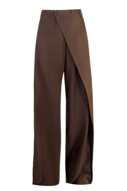 Zara | Women's Irregular Wide-Leg Pants