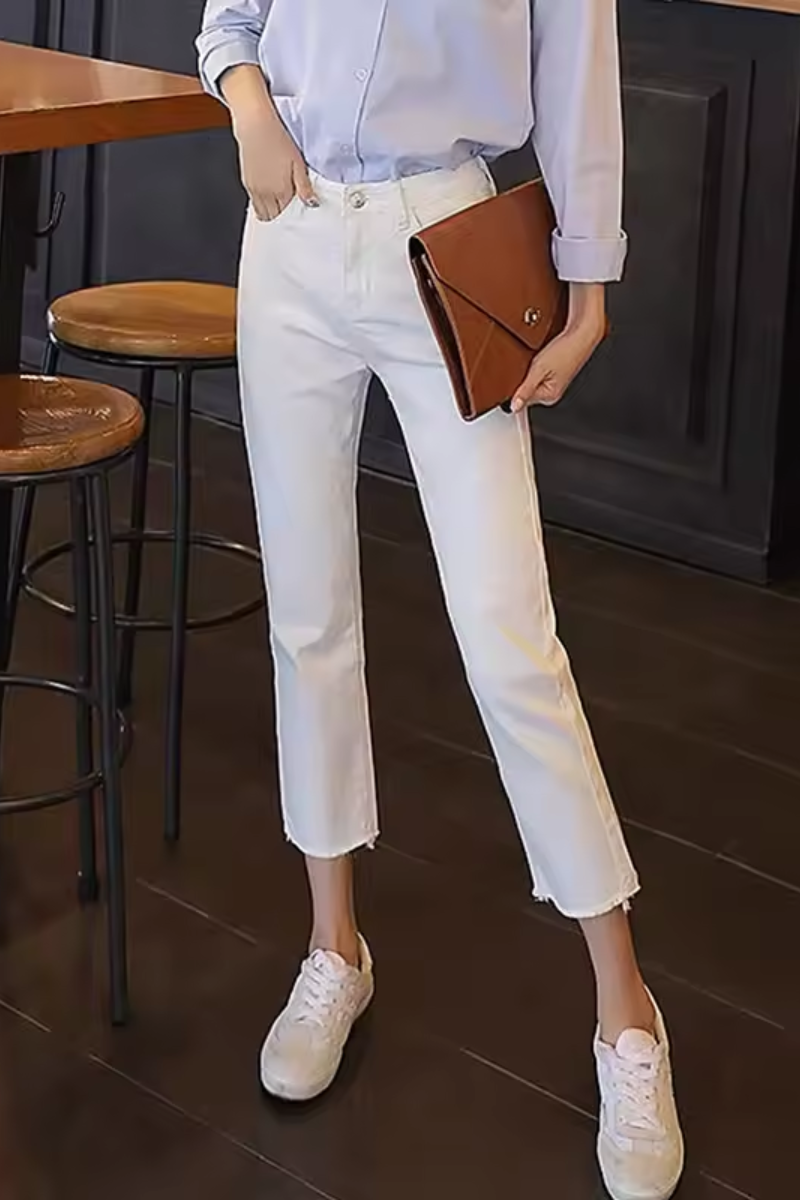 Lila | Women's Light Blue Straight-Leg Jeans