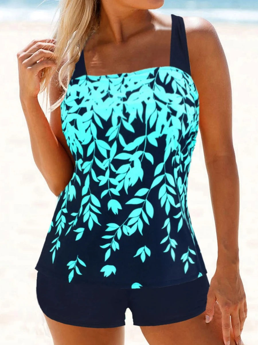 ByFey - Leaf Print Tankini