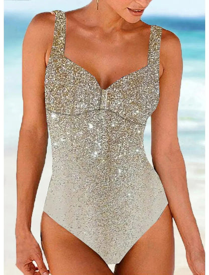LolaBeach - Sequin print swimsuit