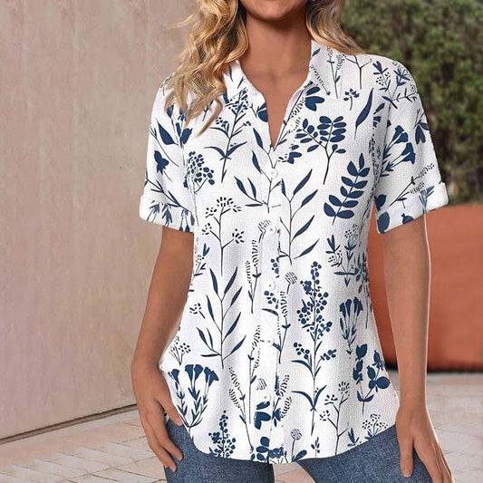Amilia | Floral print casual blouse