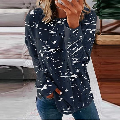 LP | Fashionable casual blouse with batik pattern