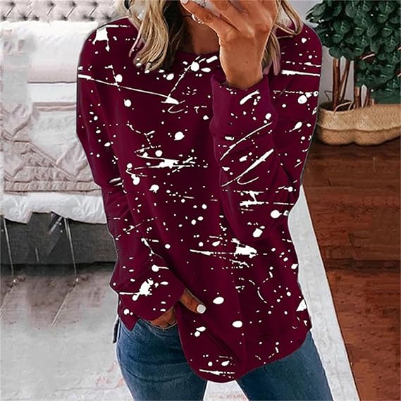 LP | Fashionable casual blouse with batik pattern