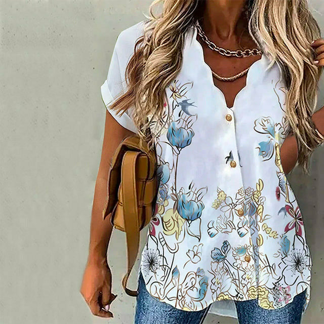 LP | Blouse with floral print