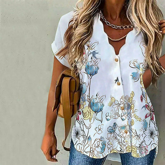 LP | Blouse with floral print