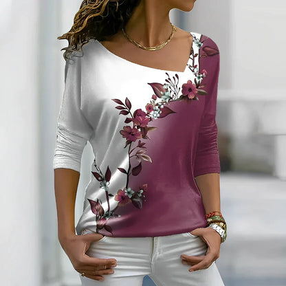 LP | Contrasting Floral Blouse