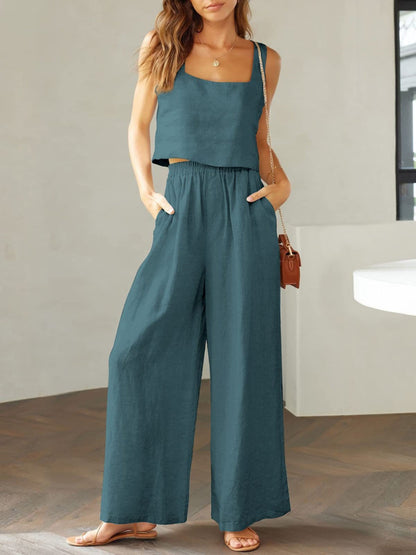 Wide trouser suits