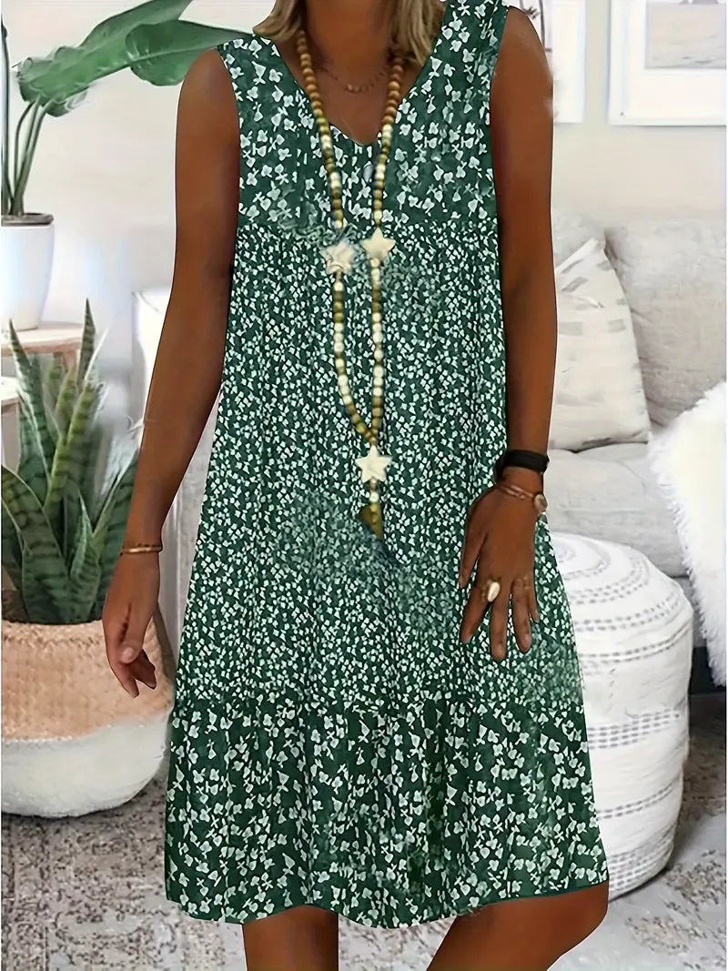 Boho sleeveless dress