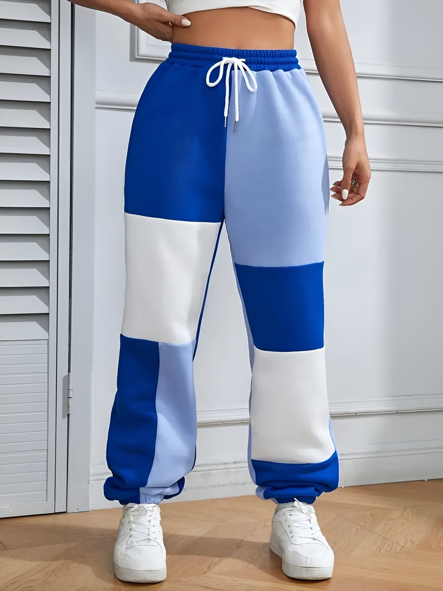 Tereza | Colour-Block loose-fitting sweatpants - comfort meets style