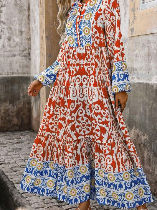 LD Spanish boho maxi dress