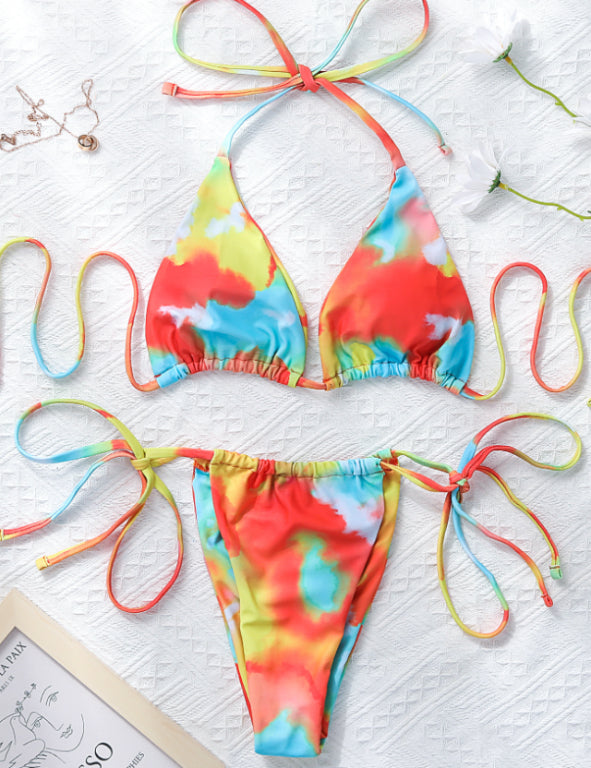 AquaLivv Red String Bikini