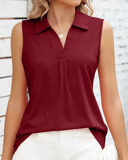 Carrie - Lightweight sleeveless blouse for a polished look