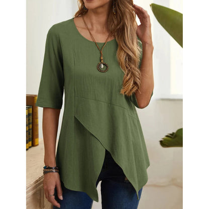 ByLina - Round-neck blouse