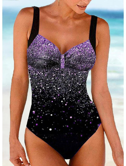 LolaBeach - Sequin print swimsuit