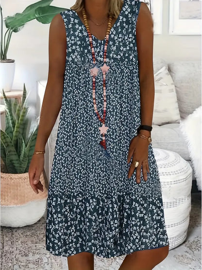 Boho sleeveless dress