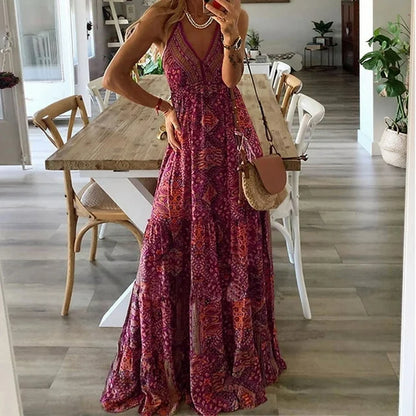 LP | Maxi dress with boho print.