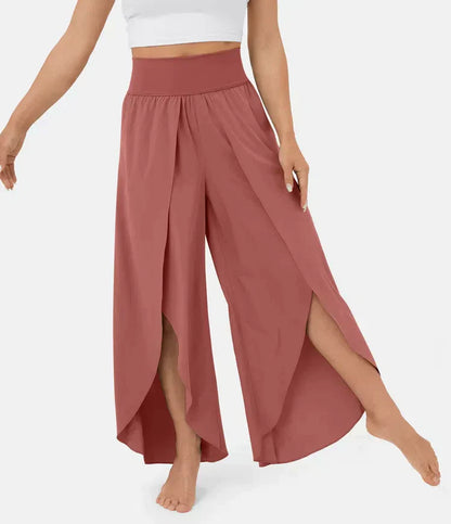 Women's split-leg palazzo pants