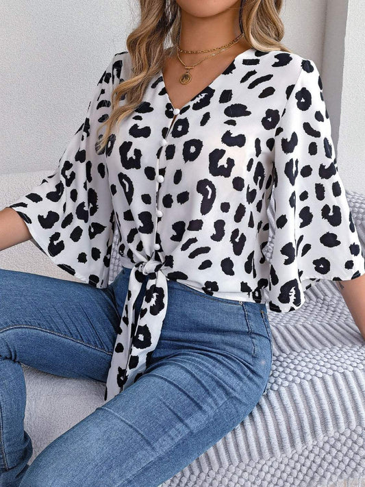 LP | Women's blouse with animal print
