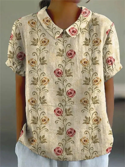 CM | Women's floral print blouse