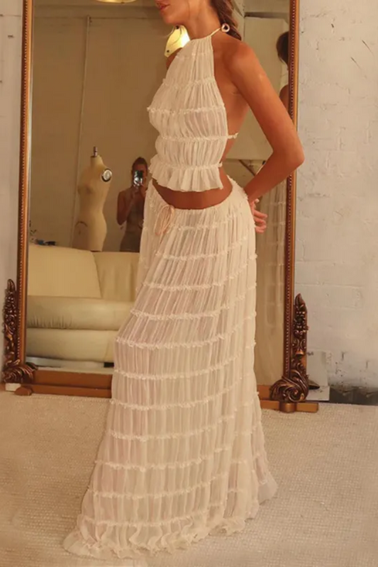 Sofia | Women's 2-Piece Halter Set